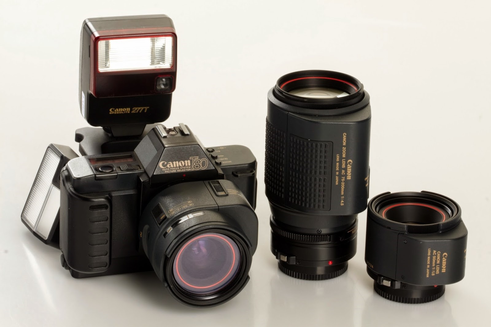 T80 con i 3 obiettivi AC